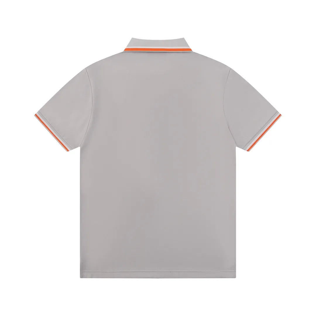 2025New Arrival HERMES/ T ， ，Classic ， Breathable Polo ！ ， polo ，Classic ， Versatile ， ， ！， ， Breathable， ， ， ， ， Premium ！ ：Gray Size:M-3XL